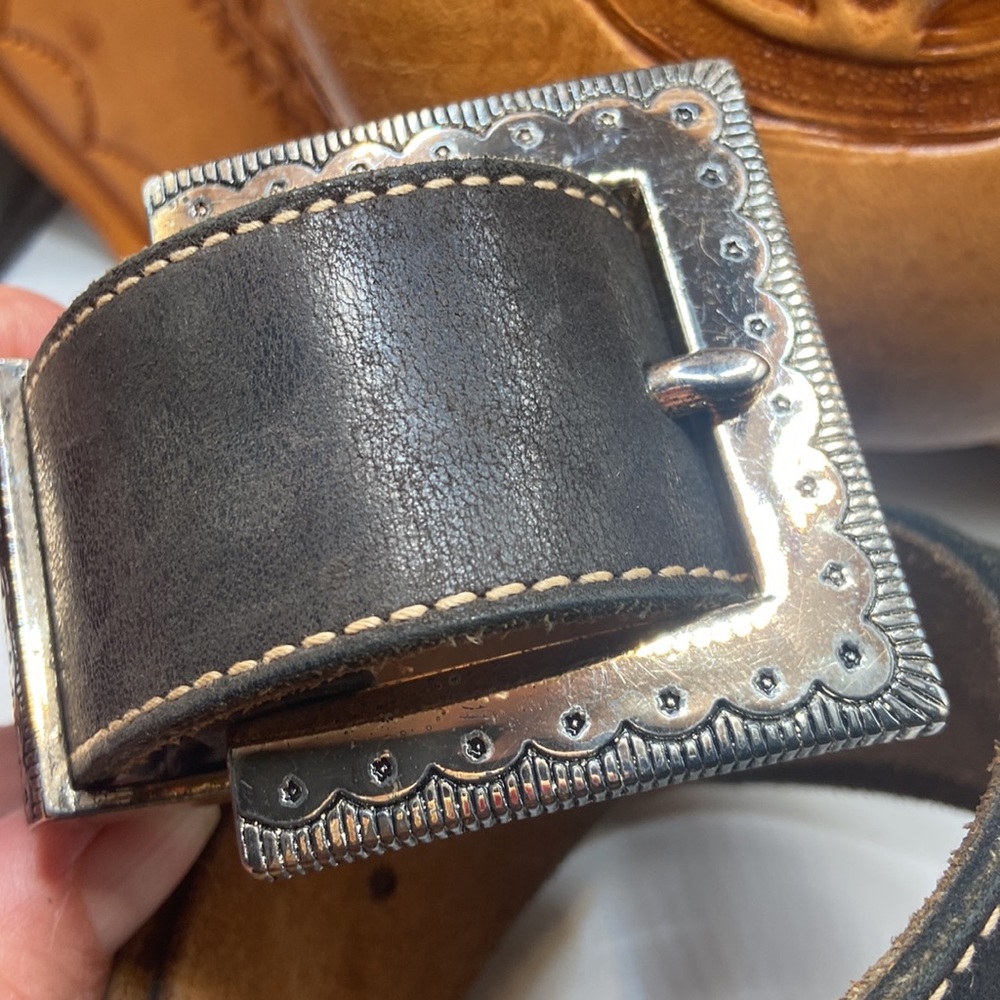 Vintage Leather Ritz Belt - Picture 5 of 12
